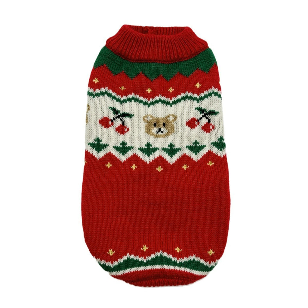 Christmas Cherry Pet Sweater