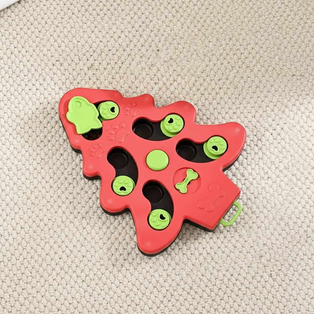 Interactive Dog Puzzle Tree