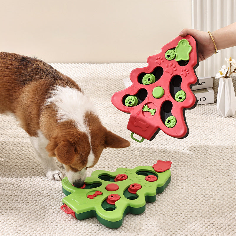 Interactive Dog Puzzle Tree