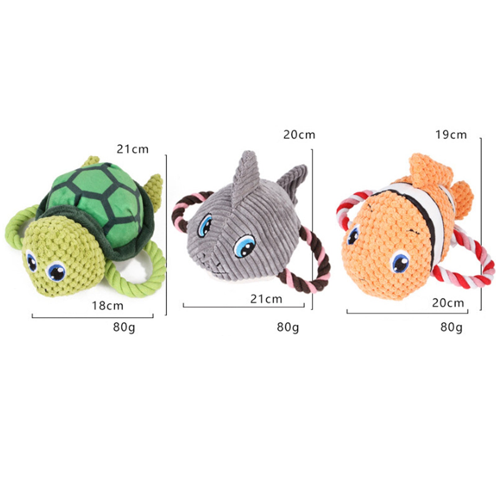 Sea Animal Chew Toys
